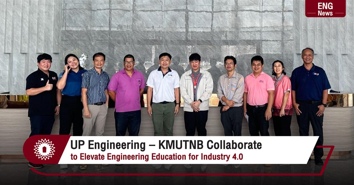UP Engineering – KMUTNB Collaborate to Elevate Engineering Education for Industry 4.0
